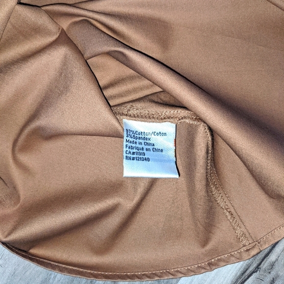 Dynamite A-Line Mini Skirt Tan Coloured Size Small - Picture 4 of 4